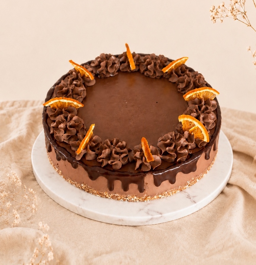 Chocolate Orange raw cake