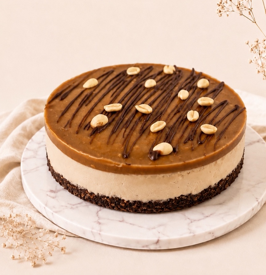 Snickers raw cake